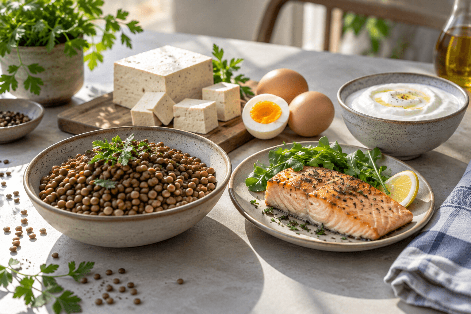 Proteínas: ingesta diaria, masa muscular y salud renal