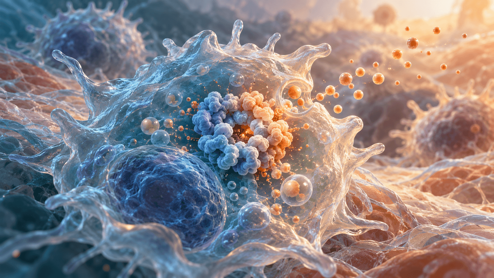 Inflamasoma NLRP3: ensamblaje, IL-1β y límites del modelo de inflammaging